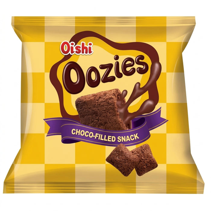 Oishi Oozies Choco Filled Snack 14g