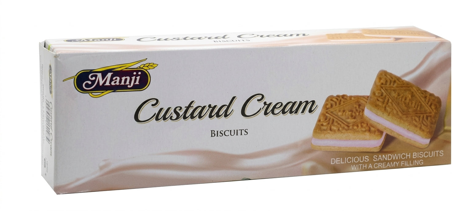 Manji Custard Cream Biscuits 160g