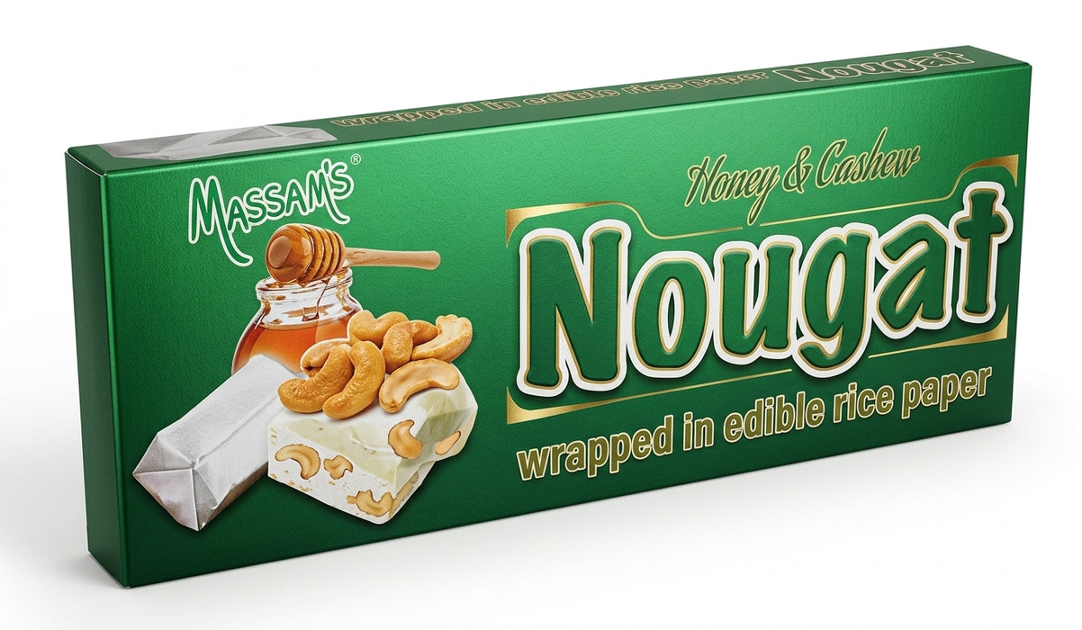 Massam's Honey & Cashew Nougat 6x25g