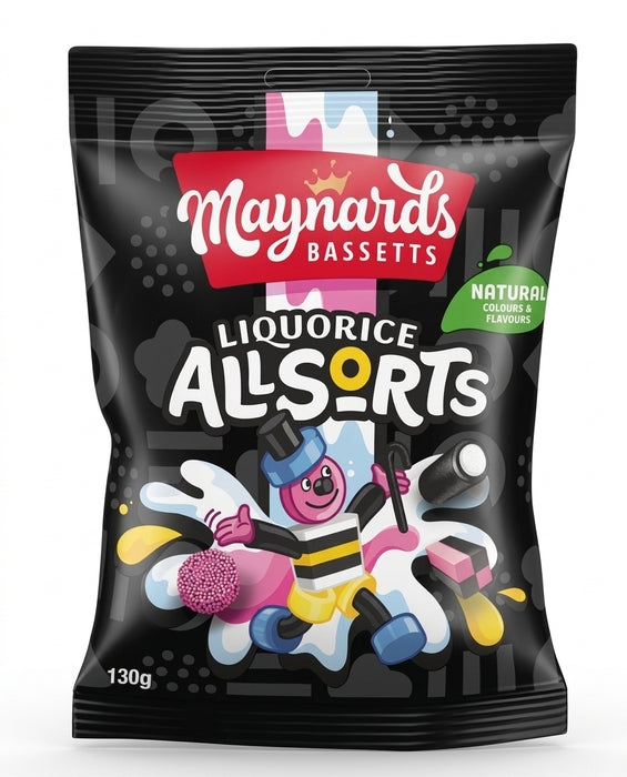 Maynards Bassetts Liquorice Allsorts 130g