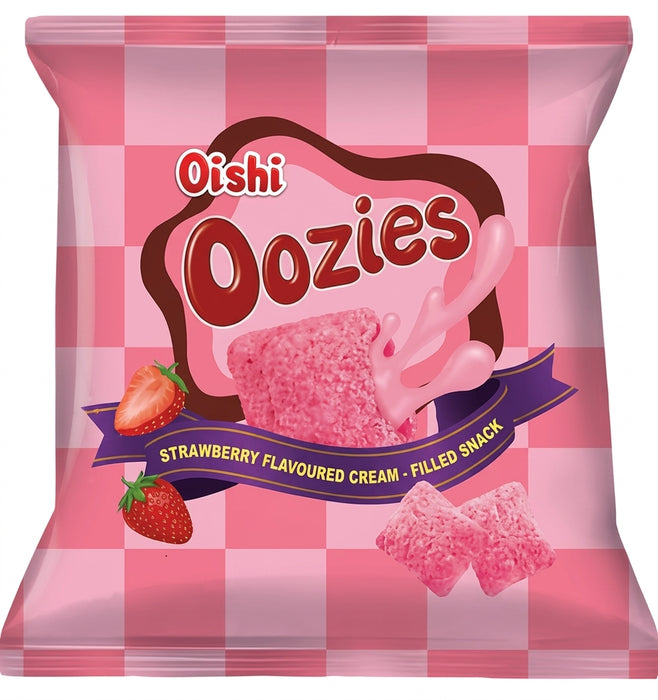 Oishi Oozies Strawberry Flav Snack 14g