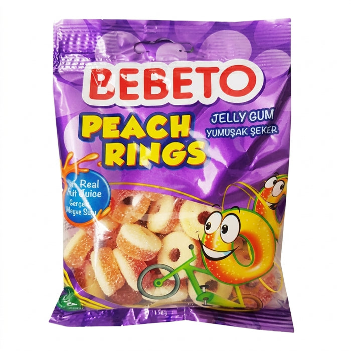 Bebeto Peach Rings 80g
