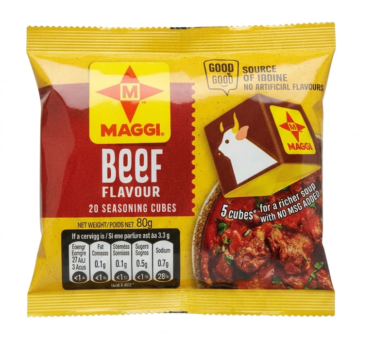 Maggi Seasoning Cubes Beef 80g