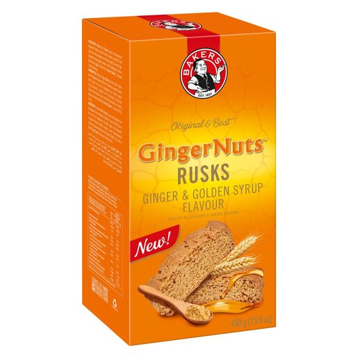 Bakers - Ginger Nuts - Rusks 450g