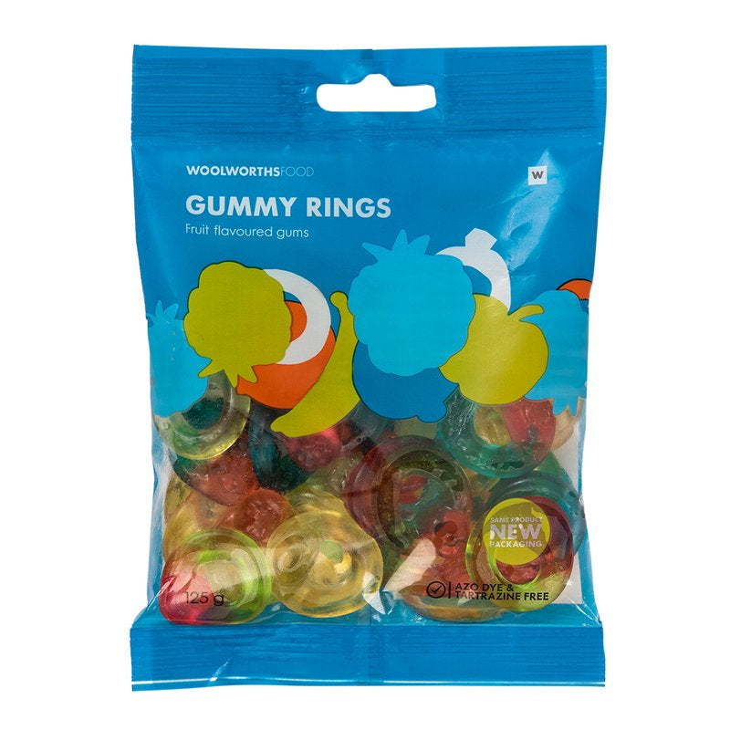 Woolworths Gummy Rings 125 g — WELKOM USA