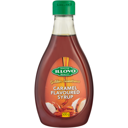 ILLOVO SQUEEZE CARAMEL FLAVOURED SYRUP 500G