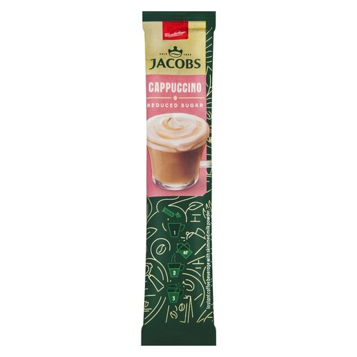 Jacobs Reduced Sugar Instant Cappuccino Stick 11.1g