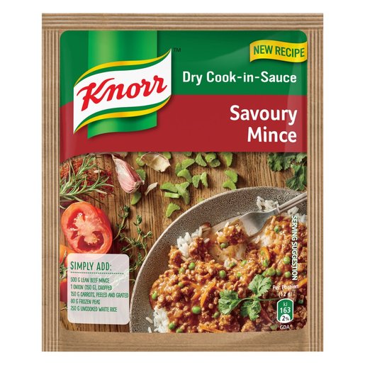 Knorr Savoury Mince Dry Cook In Sauce 48g