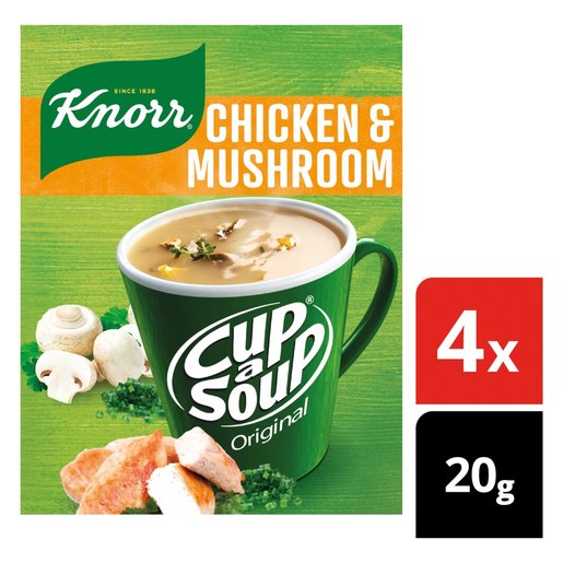 Knorr Soup Cup A Soup Chicken & mushroom 4 x 20g