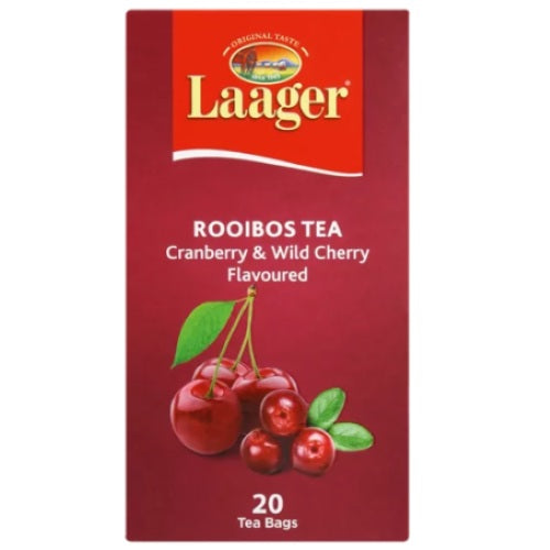 Laager Rooibos Cranberry and Wild Cherry 20's