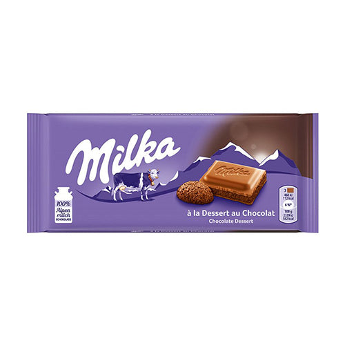 Milka Alpenmilk Bar  HEAT SENSITIVE ITEM. PLEASE ADD ITEM 122942 TO THE ORDER TO TRY TO PROTECT CHOCOLATES FROM HEAT DAMAGE. 90g