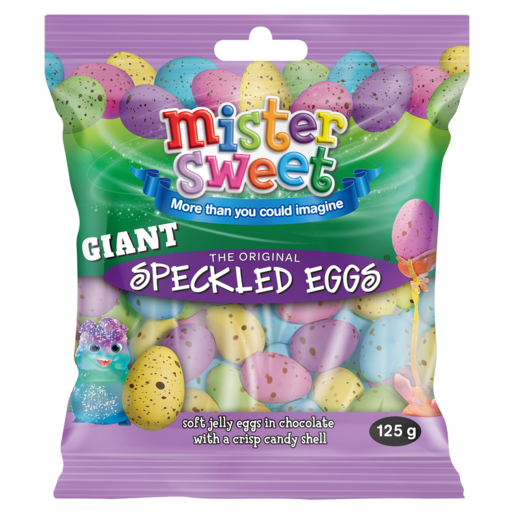 Mister Sweet Speckled Giant Eggs, 125g