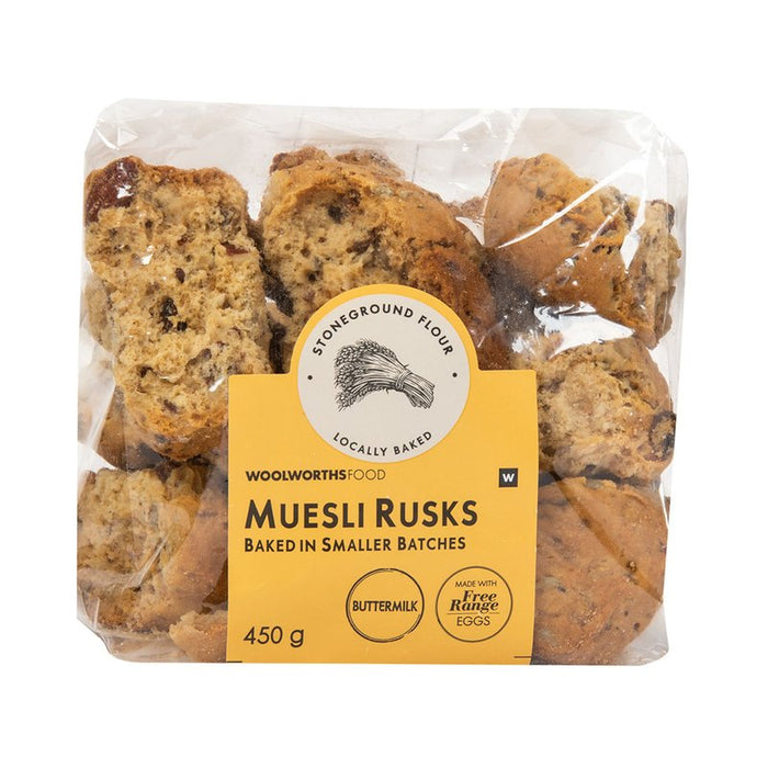 Imp Rusk's Woolworths Homestyle Muesli Rusks 450g — WELKOM USA