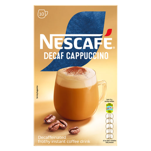 Nescafe Decaf Cappuccino Sachets 10 x 15g