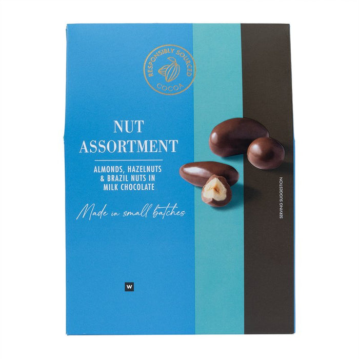 Woolworths Nut Assortment in Milk Chocolate 150g
