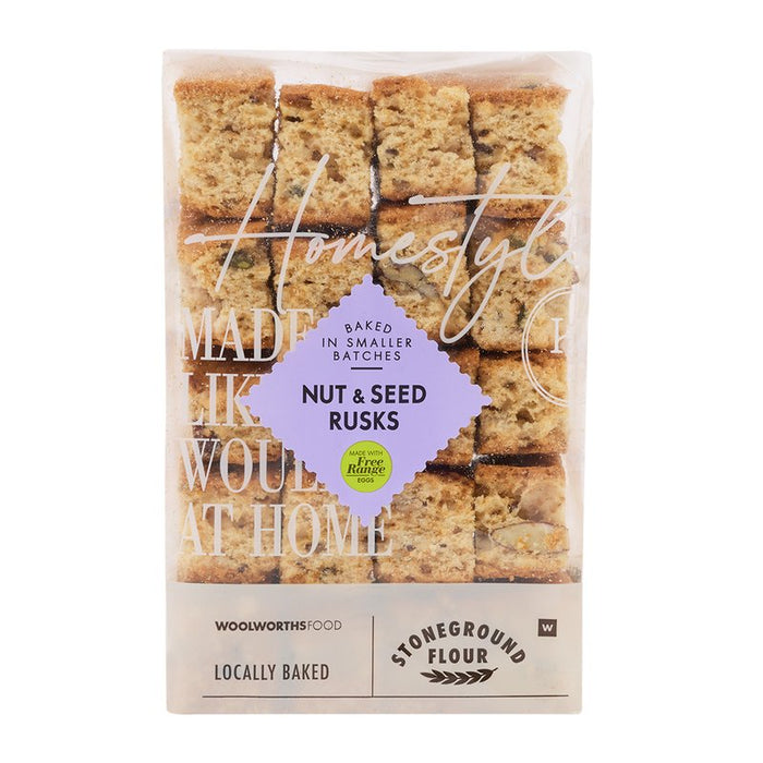 Woolworths Nut and Seed Rusks 450g