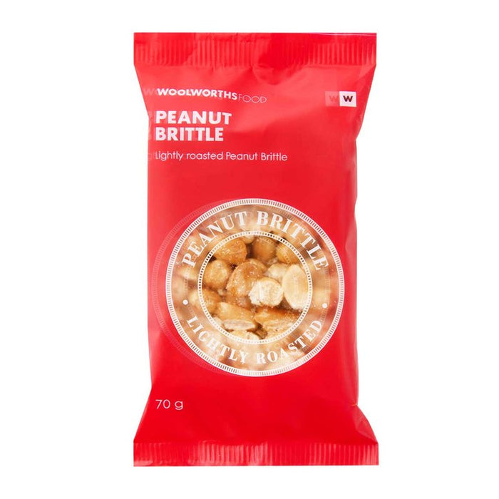 Woolworths Peanut Brittle 70g
