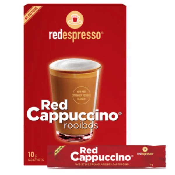 Red Espresso Red Cappuccino Sachets 160g (10x16g)