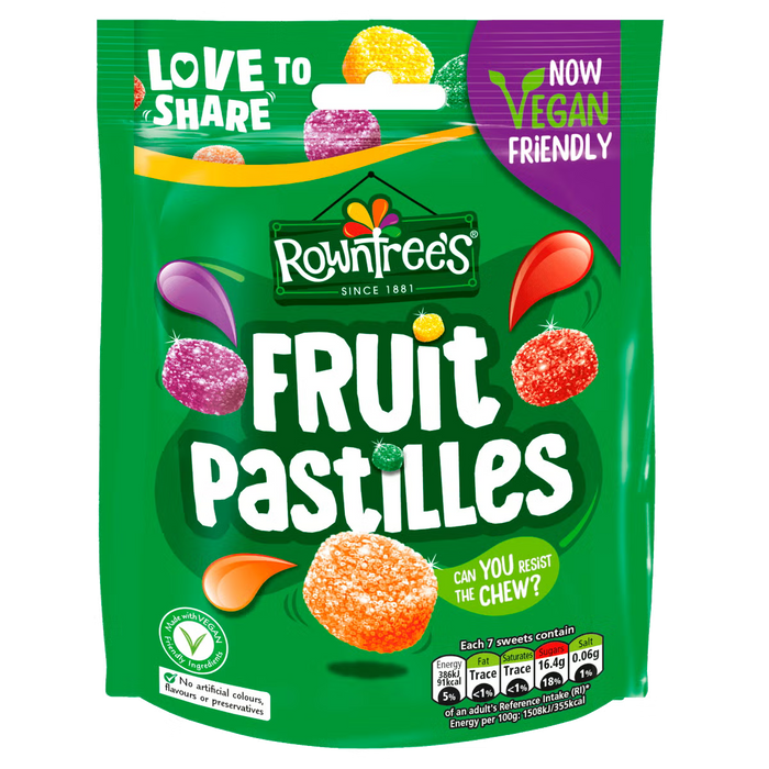 Rowntree's Fruit Pastilles Sharing Bag 143g