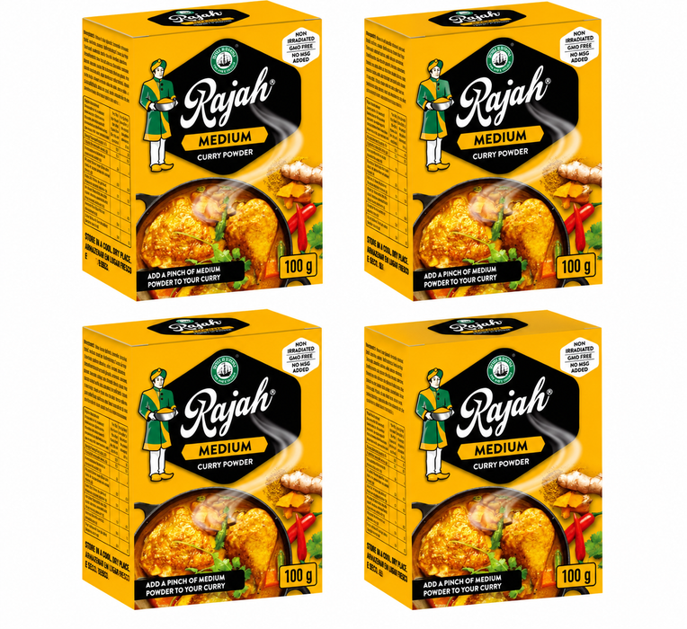 Robertson's Rajah Medium Curry Powder 100g - 4 Pack