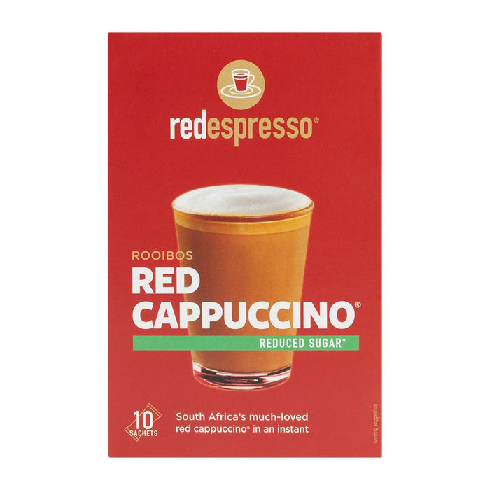 Red Espresso Red Cappuccino Rooibos Unsweetened Sachets 10x11g