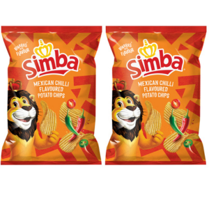 Simba Mexican Chilli Flavor Potato Chips 120g - 2 Pack