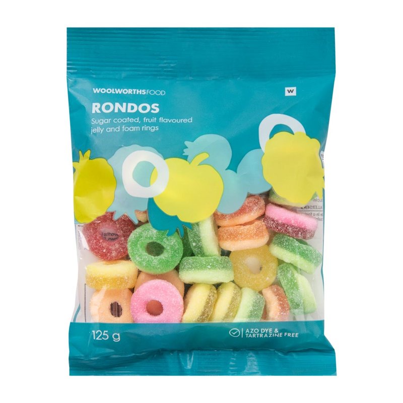 Woolworths Rondos Jelly and Foam Gums 125 g — WELKOM USA