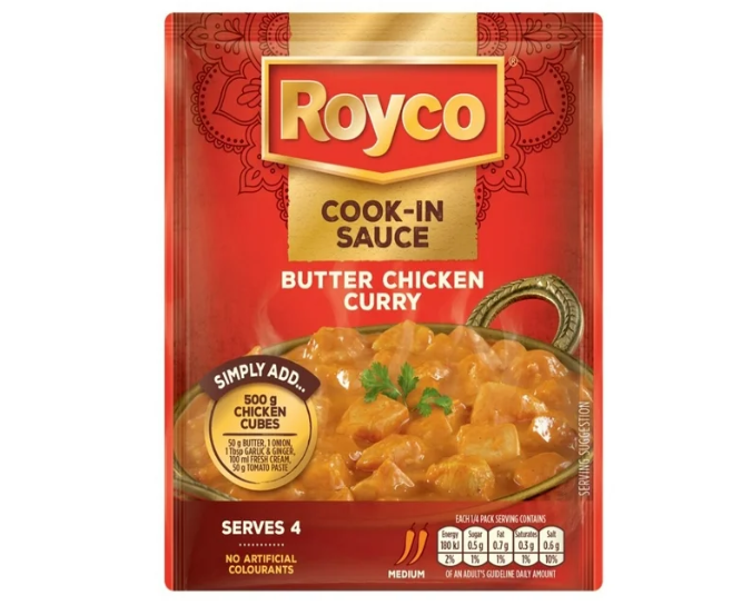 Royco Butter Chicken Cook in Sauce 50g — WELKOM USA