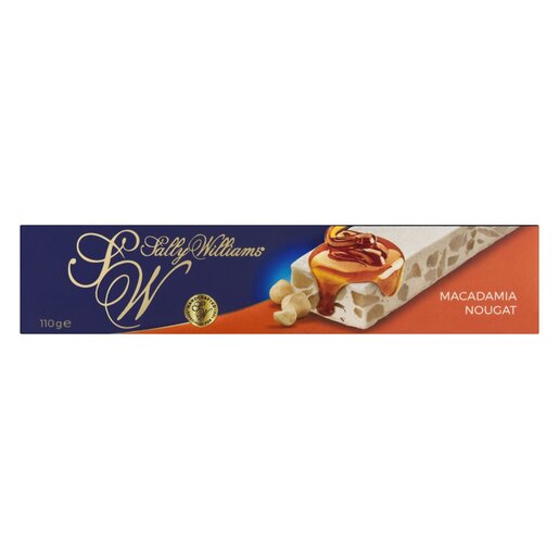 Sally Williams Macadamia Nougat Bar 110g