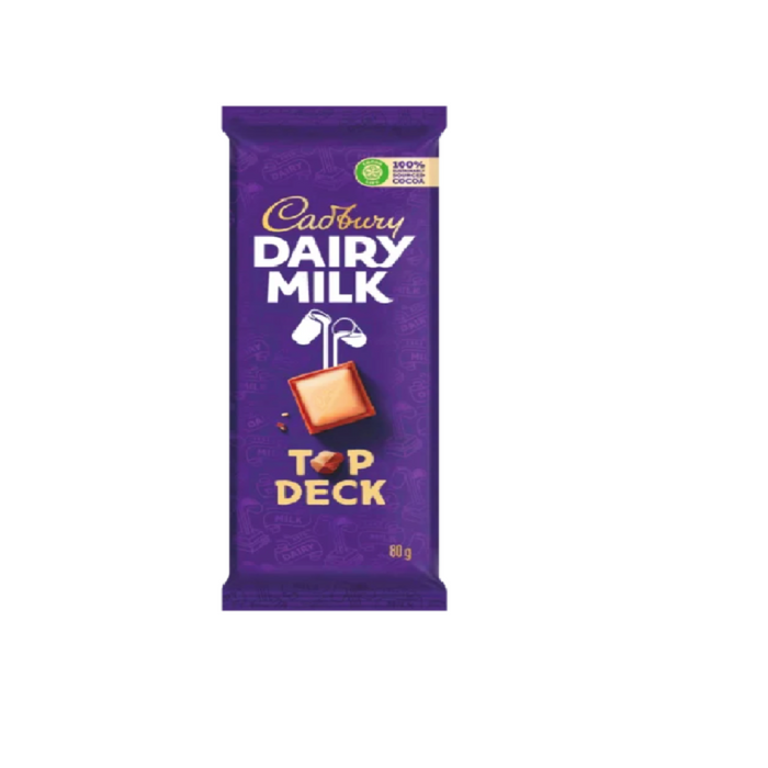 Cadbury Dairy Milk Top Deck Chocolate Slab 80g