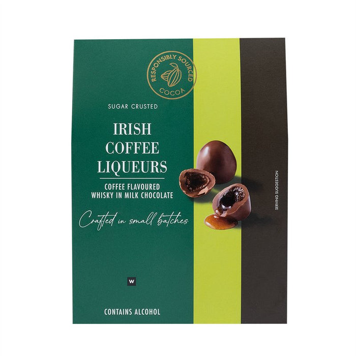 Woolworths Sugar Crusted Irish Coffee Liqueurs in Milk Chocolate 125g