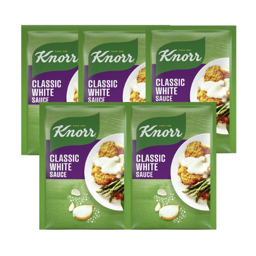 Knorr Regular Sauces Classic White 38g Sachet_5 Pack