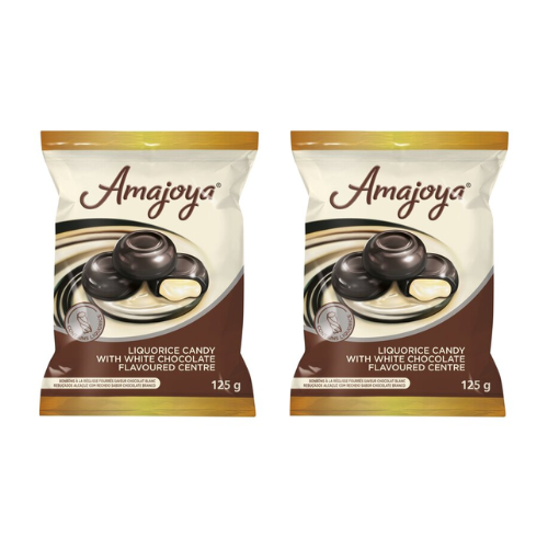 Amajoya (MH) Liquorice White chocolate 125g - 2 Pack