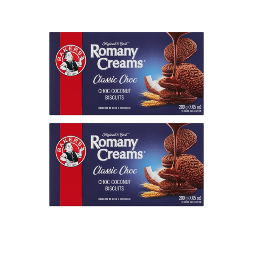 Bakers Romany Cream Classic Choc 200g_2 Pack