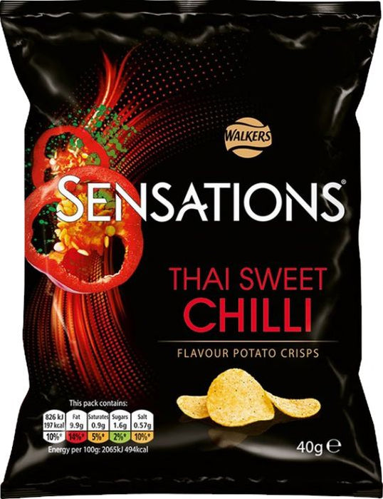 Walkers Sensations Thai Sweet Chilli 40g