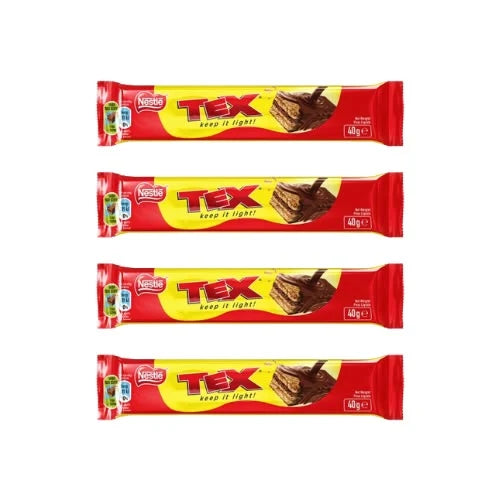 Tex Chocolate Bar 40g - Special - 4 Pack