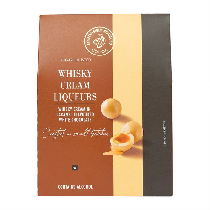 Woolworths White Chocolate Whisky Cream Liqueurs 125g