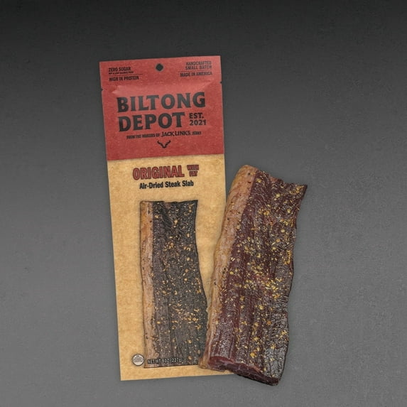 Biltong Depot - Original Beef Biltong Slab with Fat 8oz