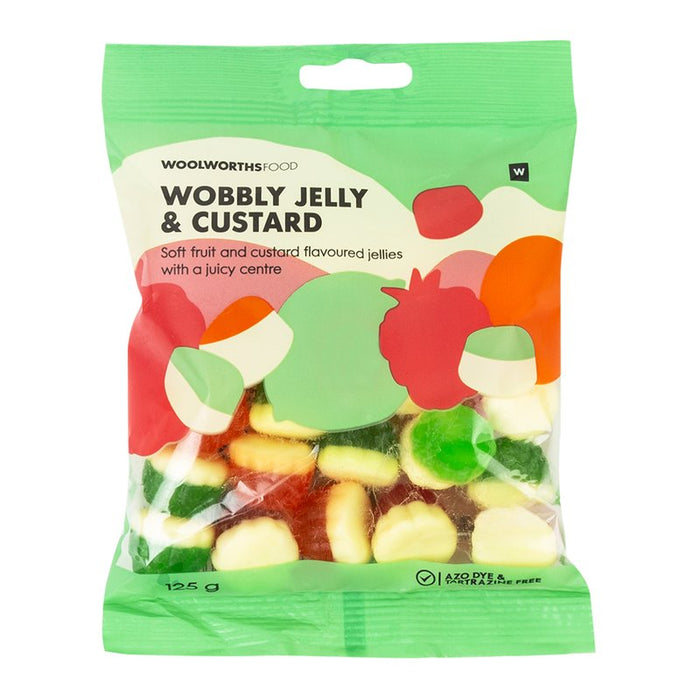Woolworths Wobbly Jelly Gums 125g