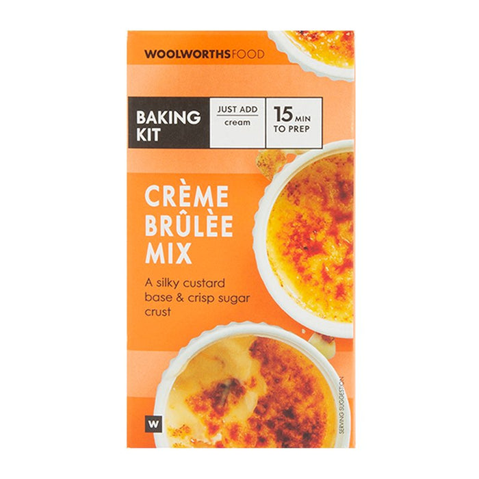 Woolworths Easy To Bake Mix Crème Brûlée Dessert 140g