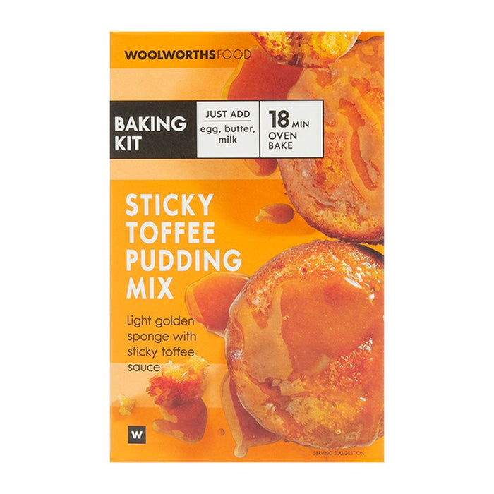 Woolworths Easy To Bake Mix Sticky Toffee Pudding 270g