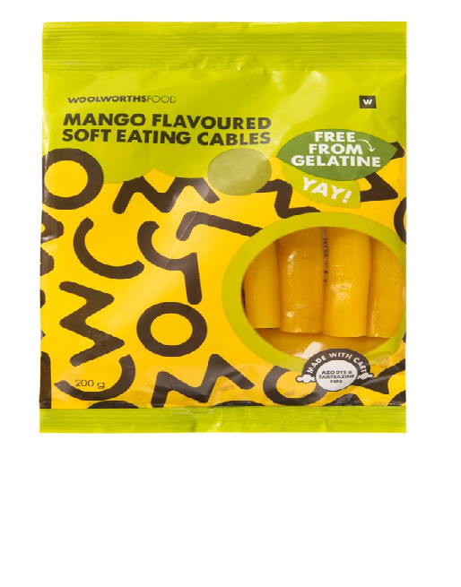 Woolworths Mango Soft Eating Cables 200g