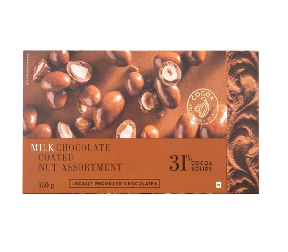 Woolworths Milk Chocolate Coated Nut Assortment 150g