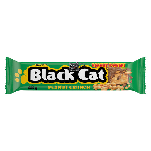 Black Cat Choc Bar Peanut Crunch 48g