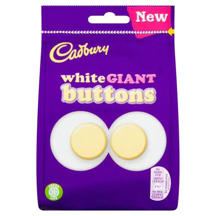 Cadbury Giant White Buttons 100g