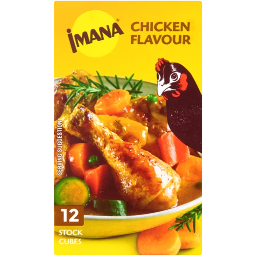 Imana Chicken Flavour Stock Cubes 12 Pack