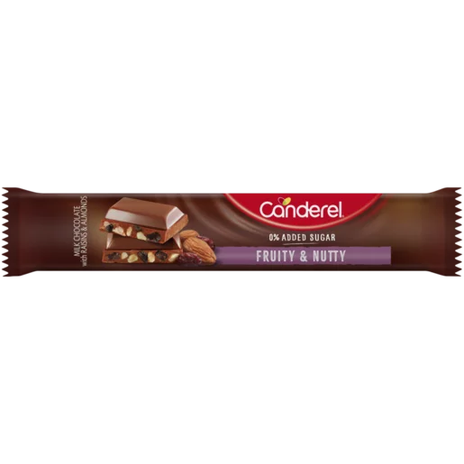 Canderel Fruity & Nutty Milk Chocolate Bar 27g