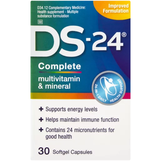 DS-24 Complete Multivitamin & Mineral Softgel Capsules 30 Pack