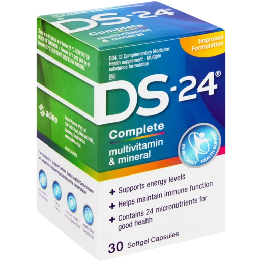 DS-24 Complete Multivitamin & Mineral Softgel Capsules 30 Pack