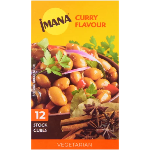Imana Super Stock Curry Flavoured Cubes 12 Pack